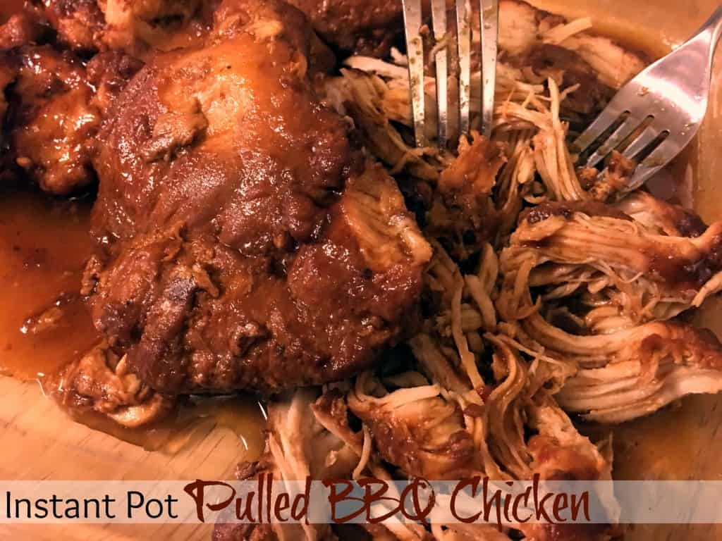 Instant Pot Pulled BBQ Chicken